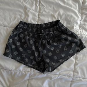 Gothic floral shorts